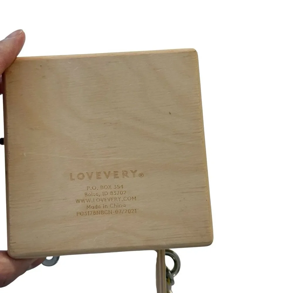 Lovevery The Realist Wooden Lock Box Activity Toy Multicolor Puzzle Toy